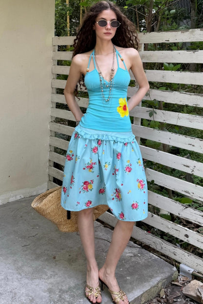 Sweet Floral Slim Camisole