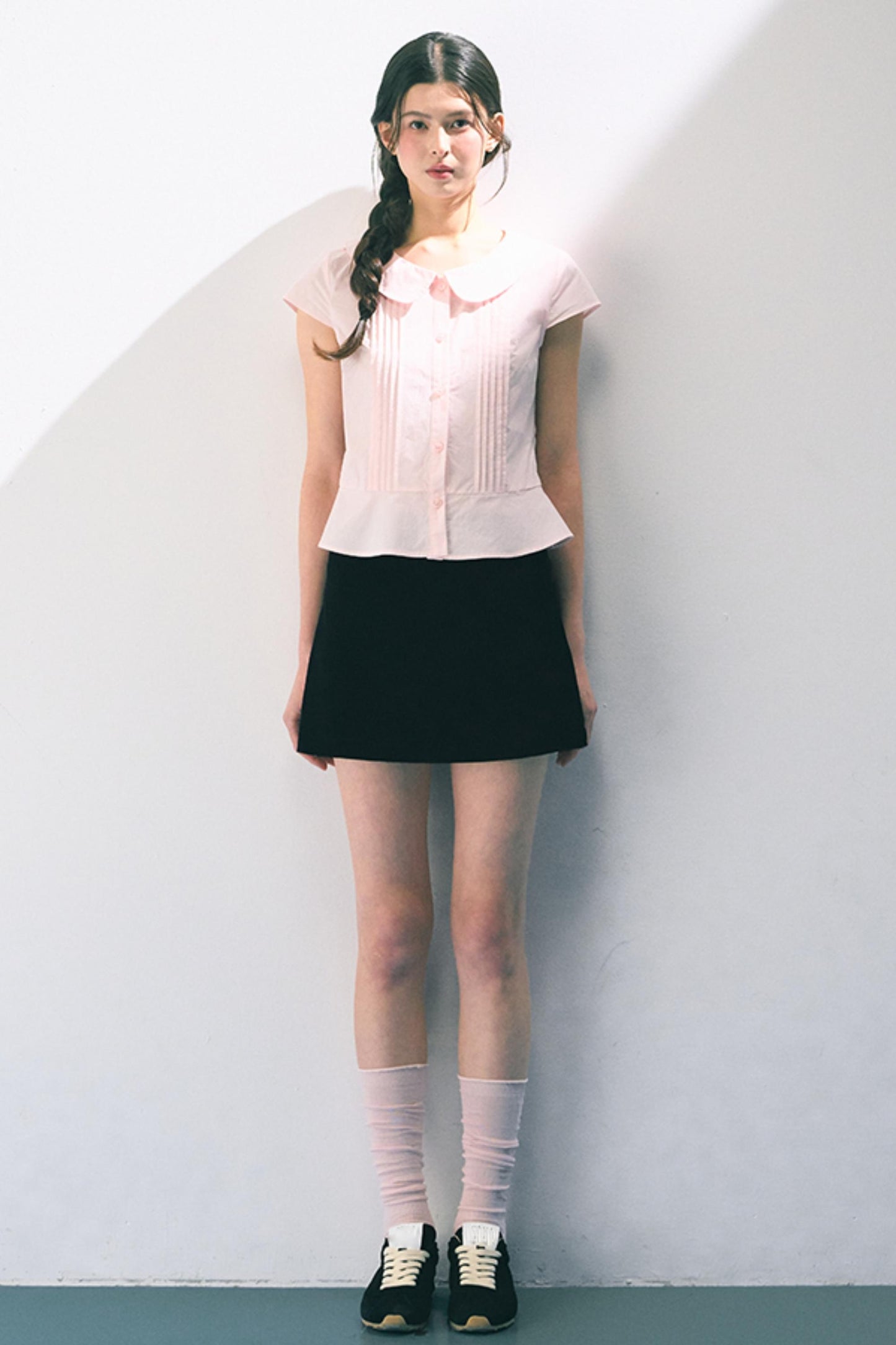 Pink Peter Pan Collar Shirt