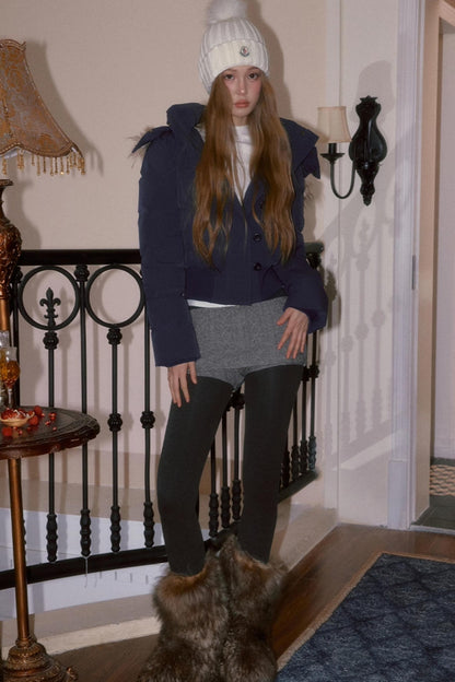 Knitted Shorts Leggings