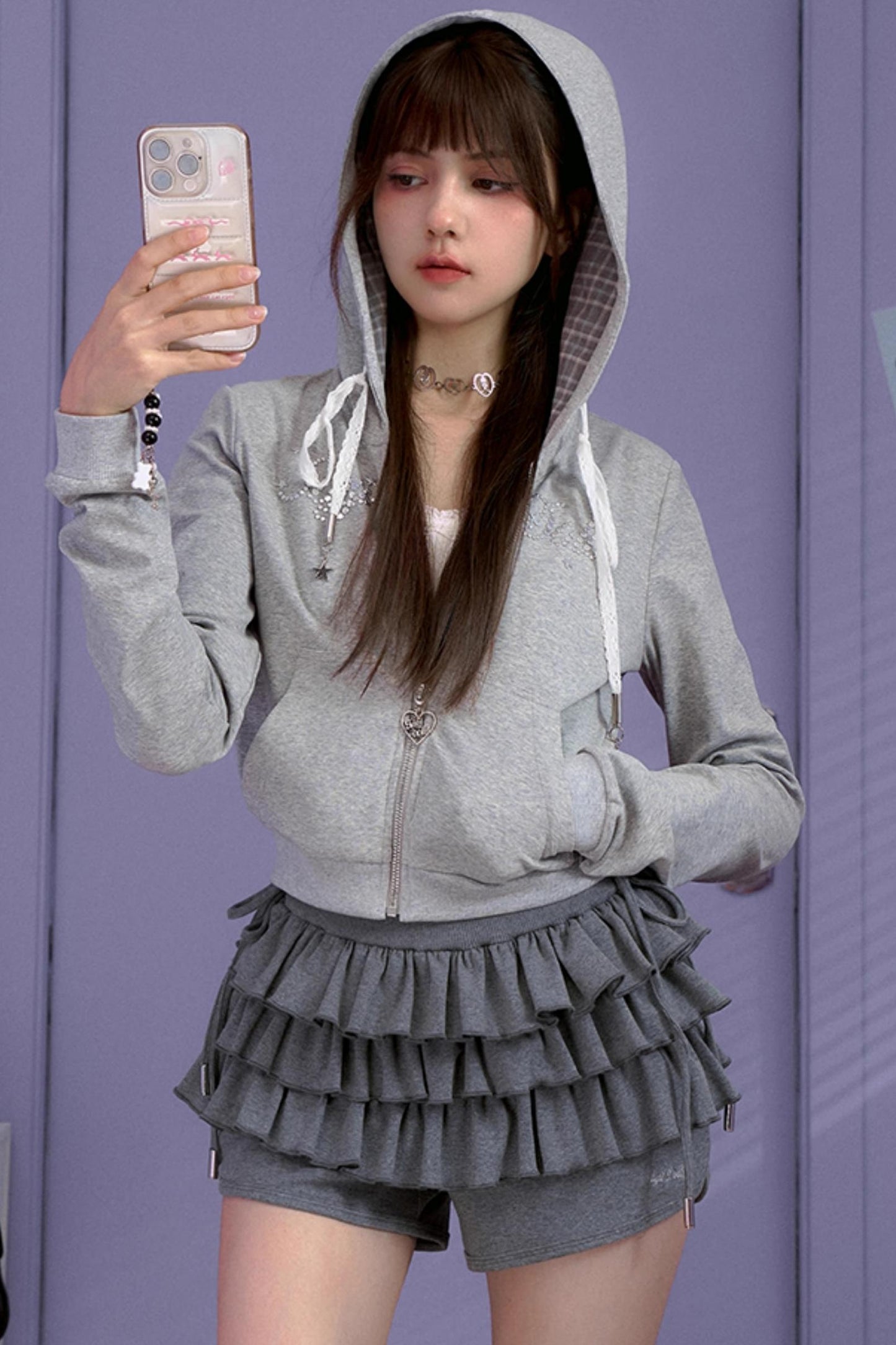 Star Diamond Hooded Outer