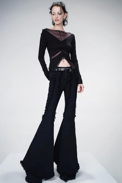 Slim Line Wide Pants