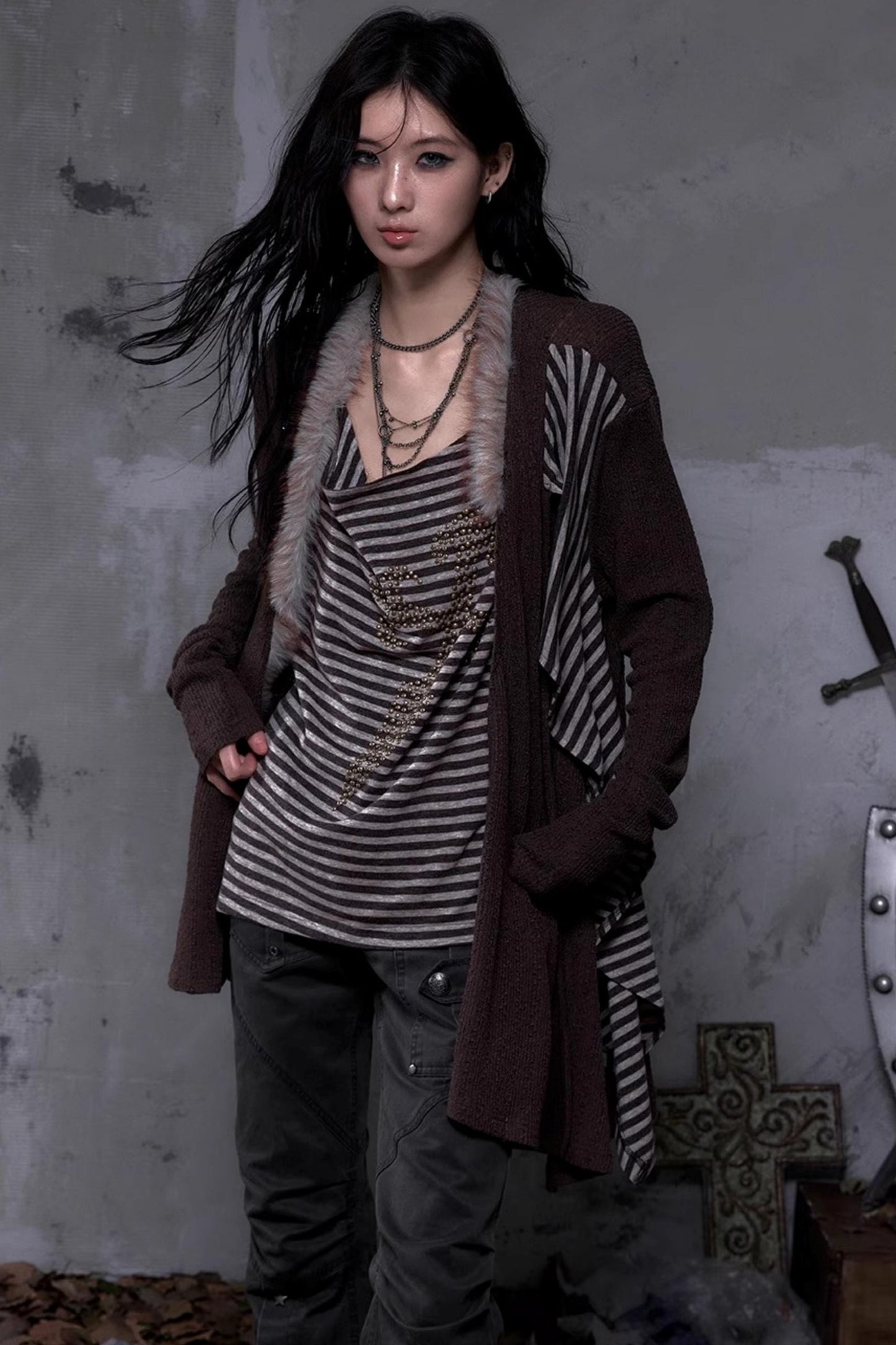 Vintage Diamond Cardigan