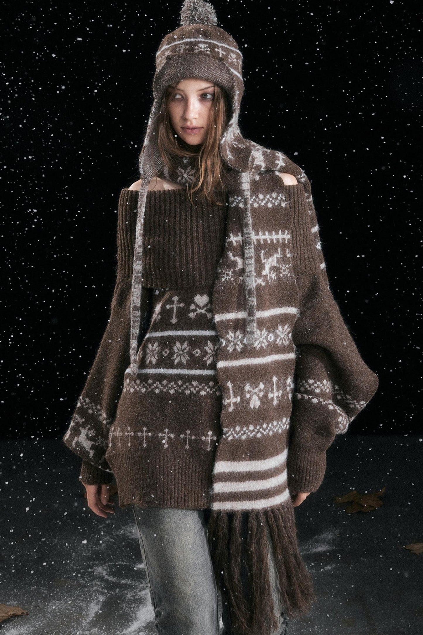 Fair Isle Vintage Sweater Top