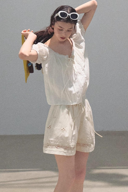 Summer Rome Cut-Out Shorts