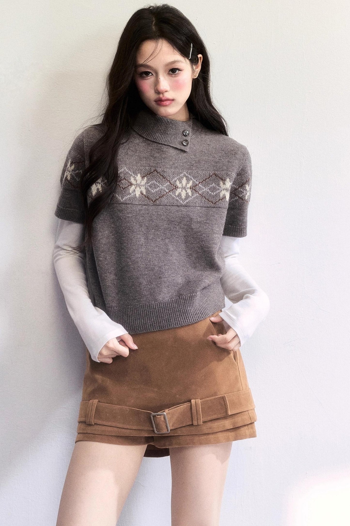 Vintage Fair Isle Knit Sweater