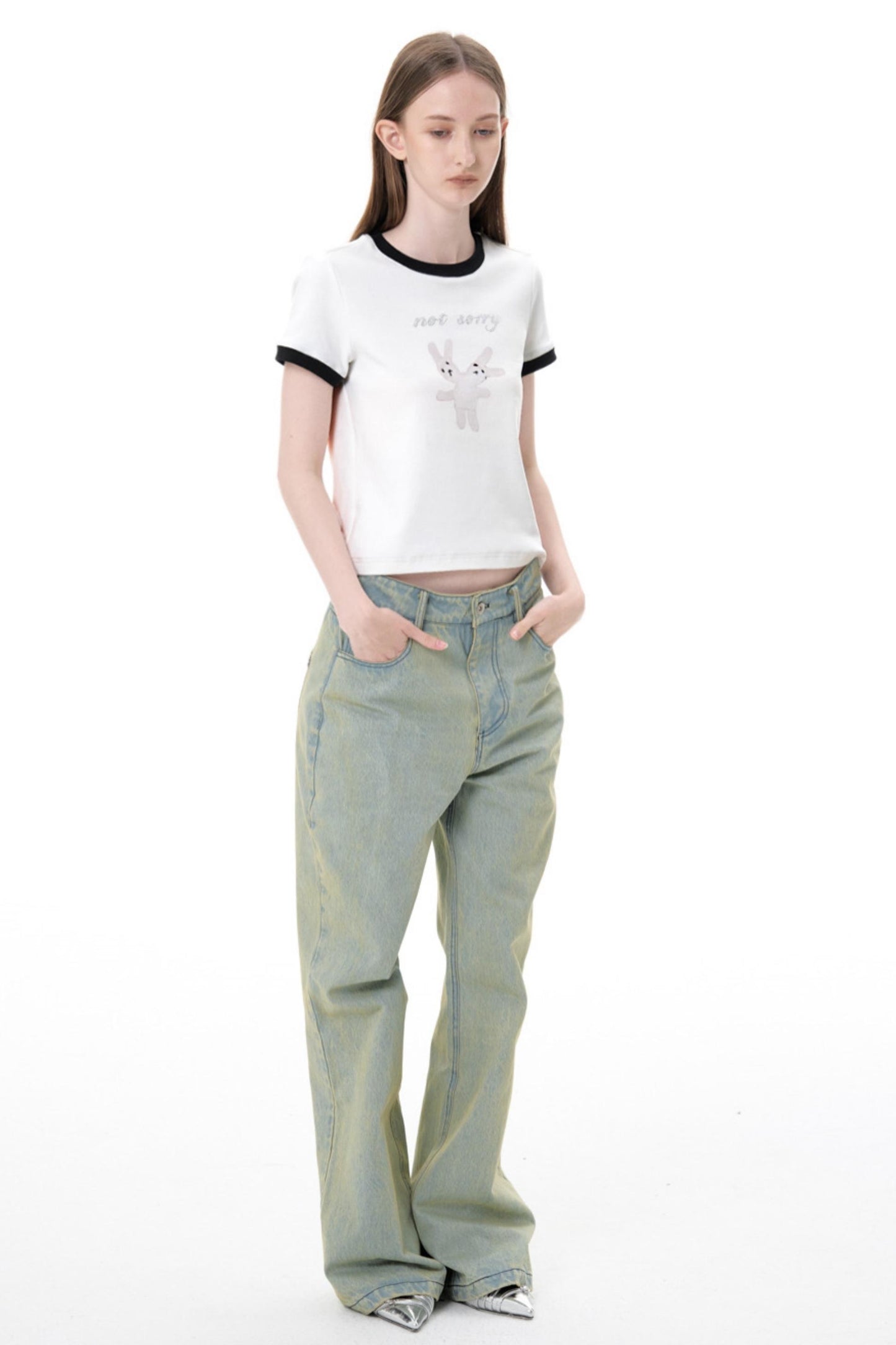 Bunny Rhinestone Tee