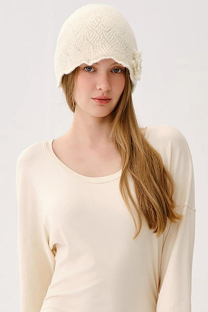 Romantic Snowflake Wool Hat