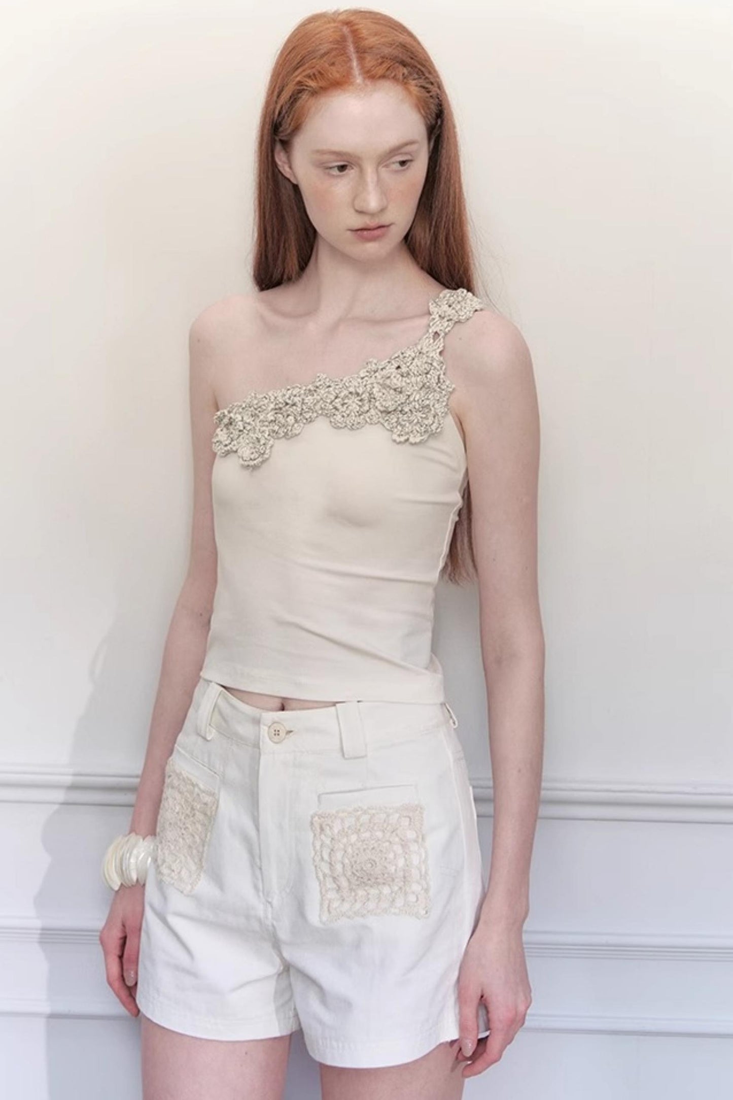 Bamboo Ribbon Summer Bustier Top