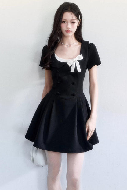 Hepburn Vintage Puffy Dress