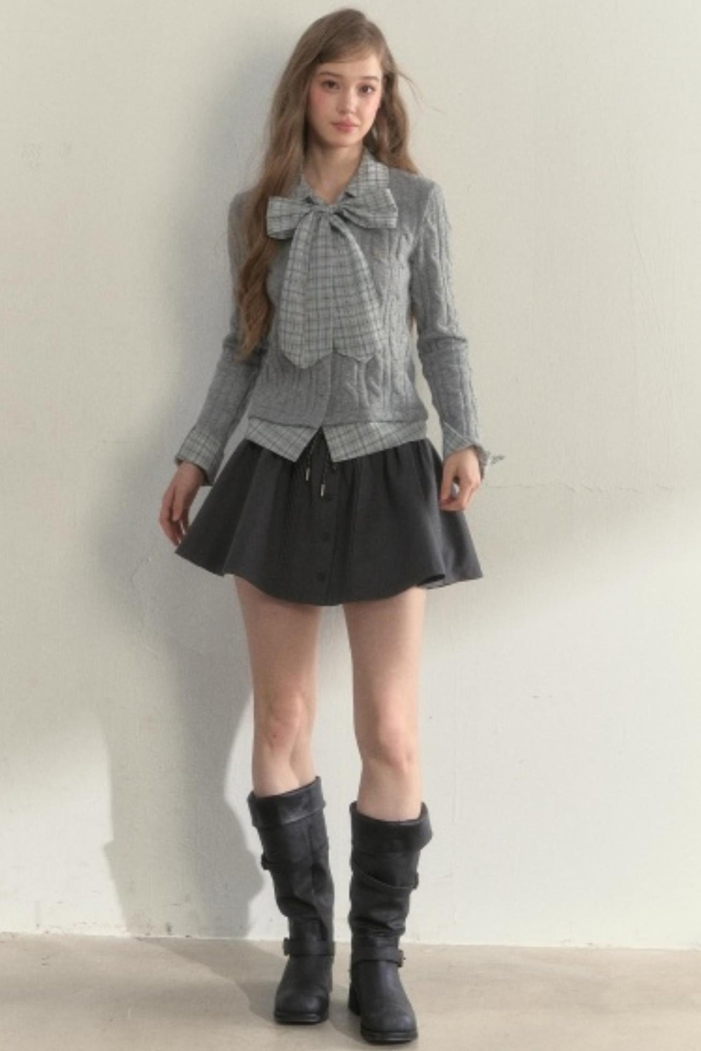 Retro Twist Knit Sweater