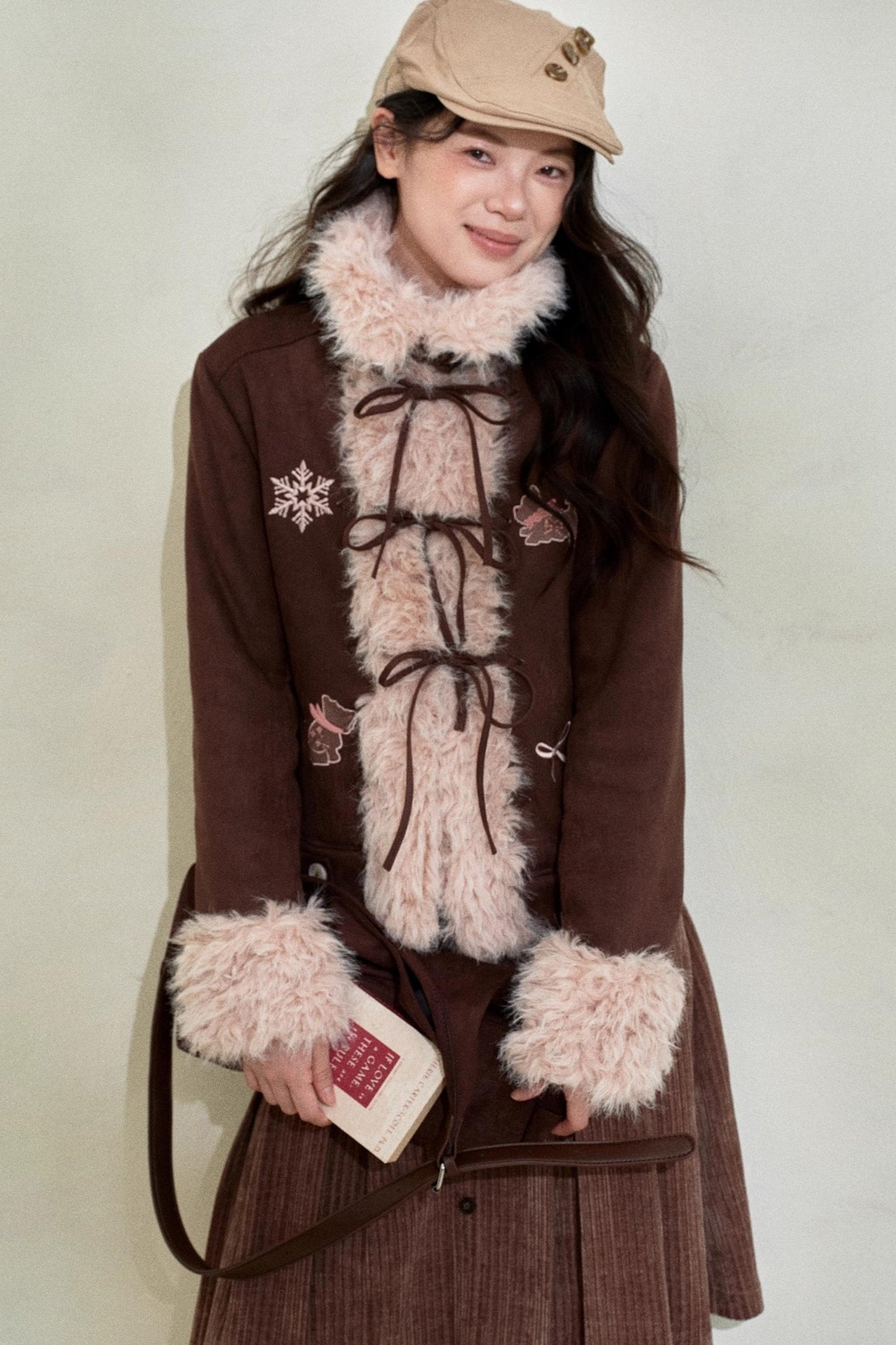 Original Suede Bow Coat