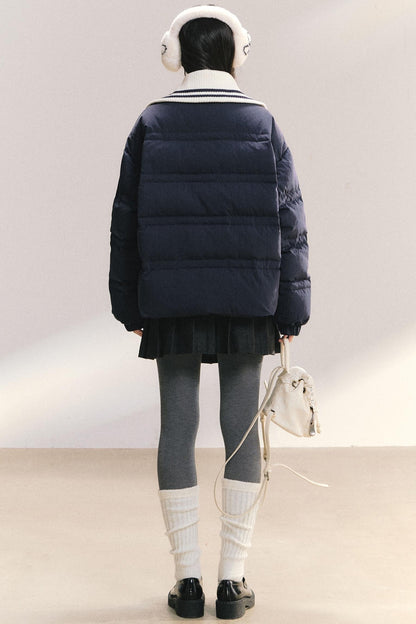 Sailor Collar Duffle Coat