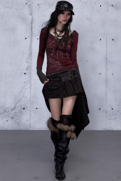 Retro Vintage Patchwork Top