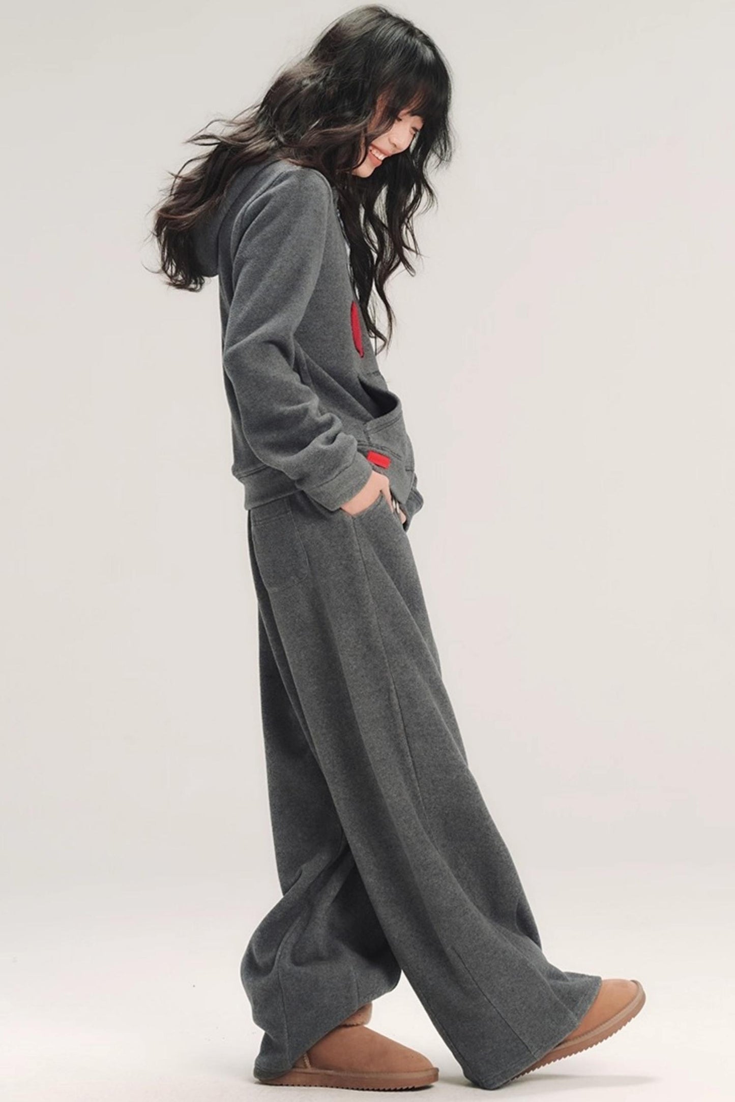 Hand-Painted Cherry Hooded Jacket