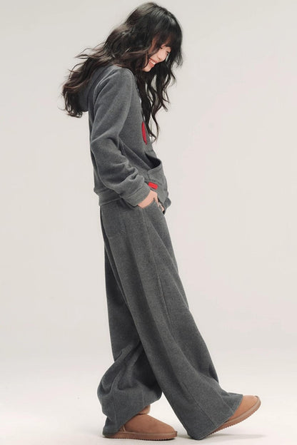 Hand-Painted Cherry Hooded Jacket