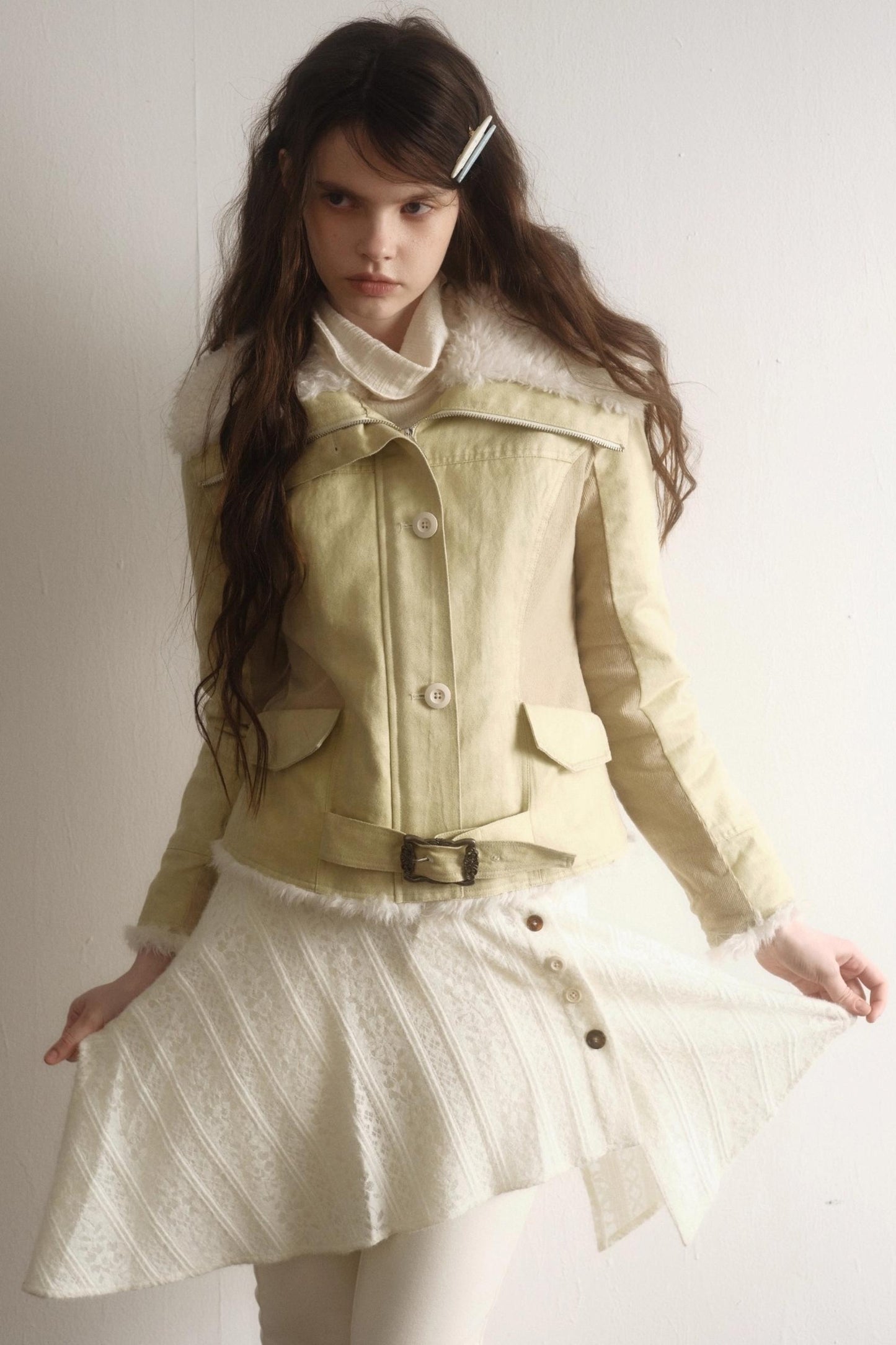 Vintage Green Cotton Jacket