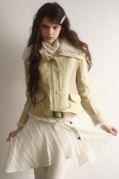 Vintage Green Cotton Jacket