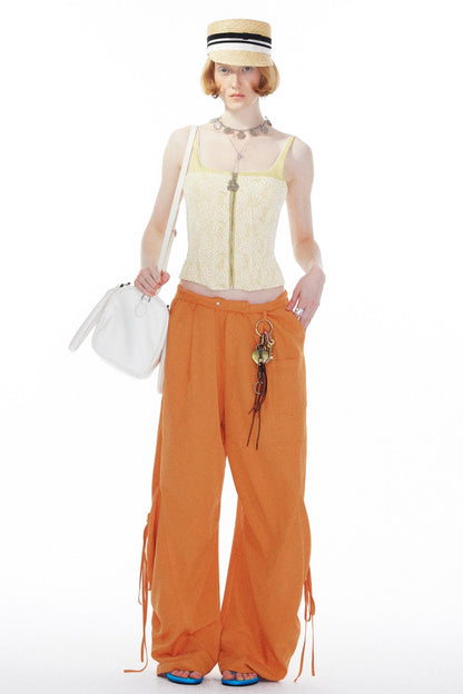 Light Yellow Lace Camisole