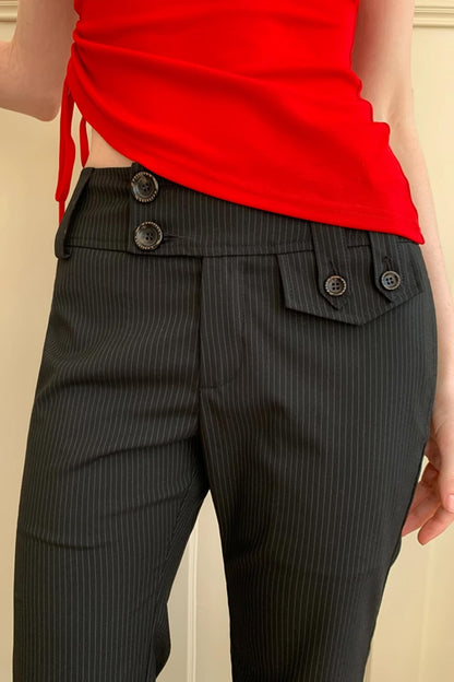 Summer Chic Flared Trousers