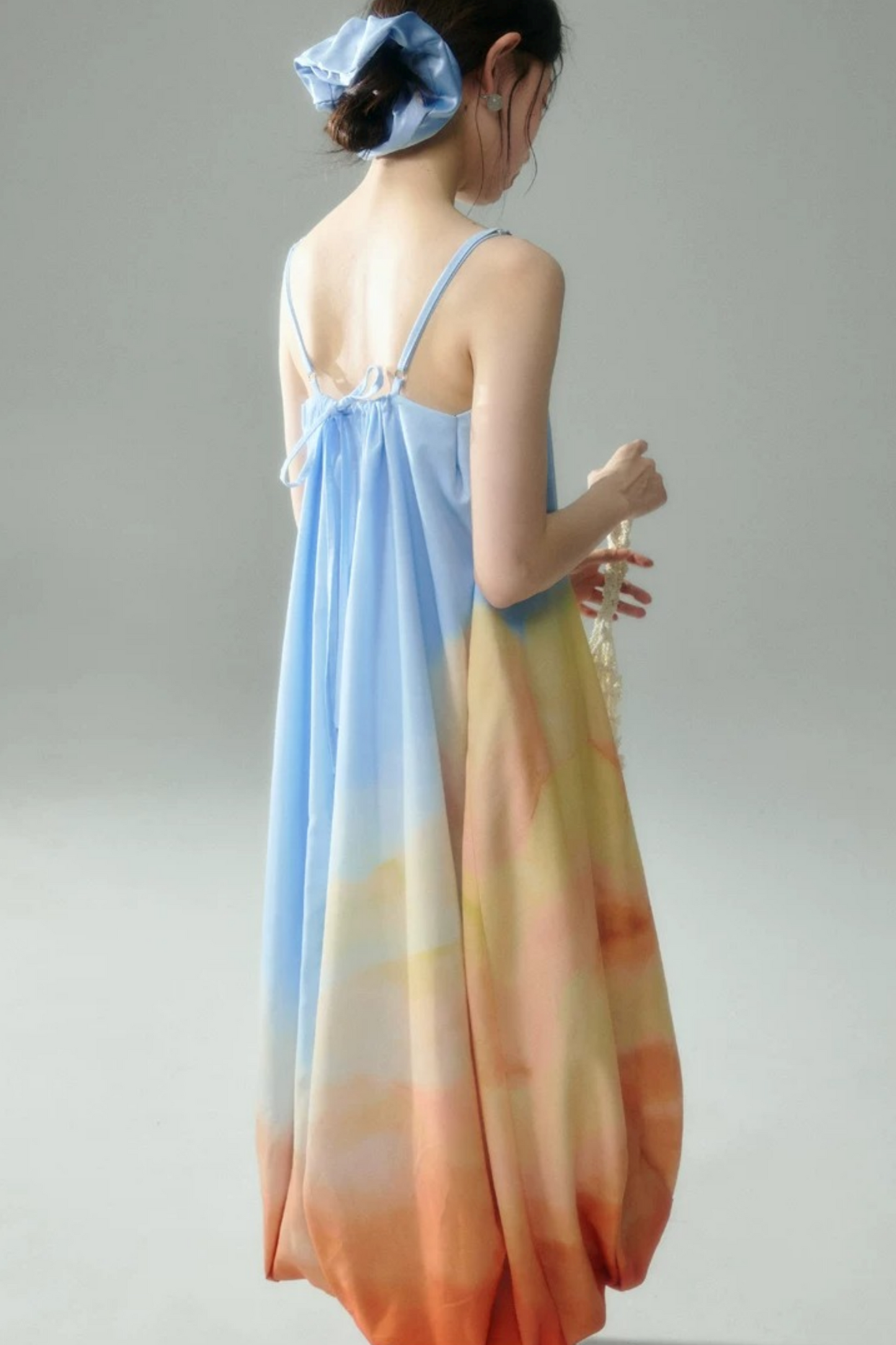 Sunset Fire Cloud Dress Set-Up