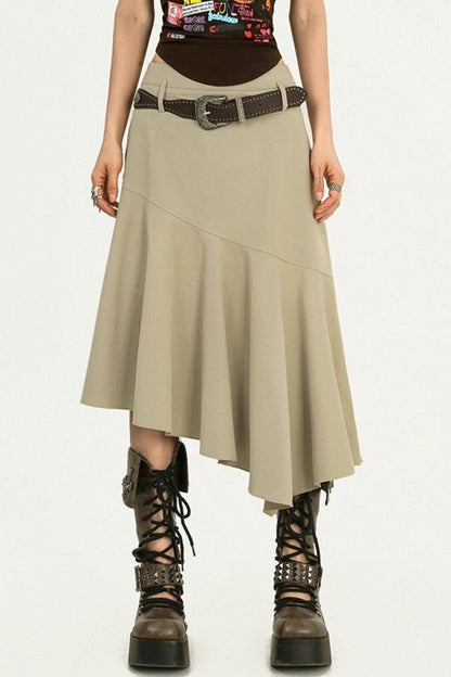 Cool Retro Street Fashion A-Line Skirt