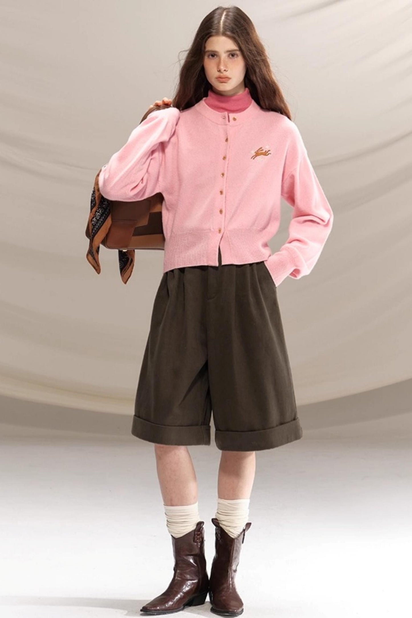 Seamless Wool Turtleneck Sweater