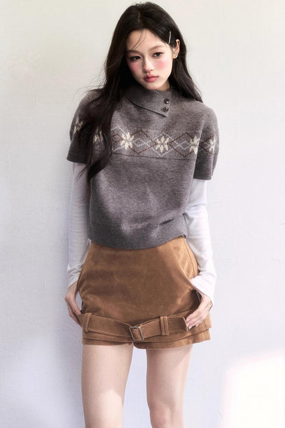 Vintage Suede Winter Skirt