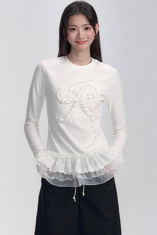 Lace Detail Layered Top