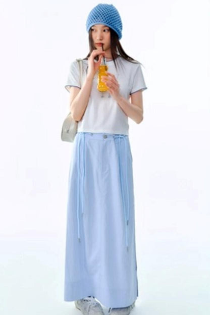 Tencel Parent-Child Short-Sleeved T-Shirt