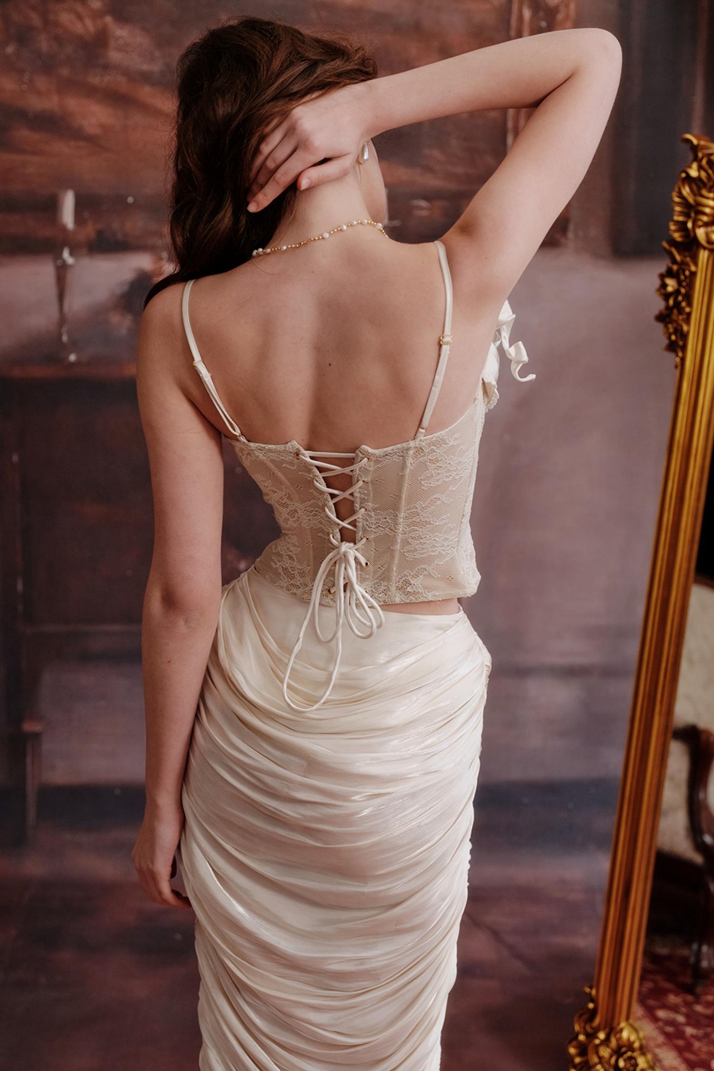 Lace Fishbone Camisole