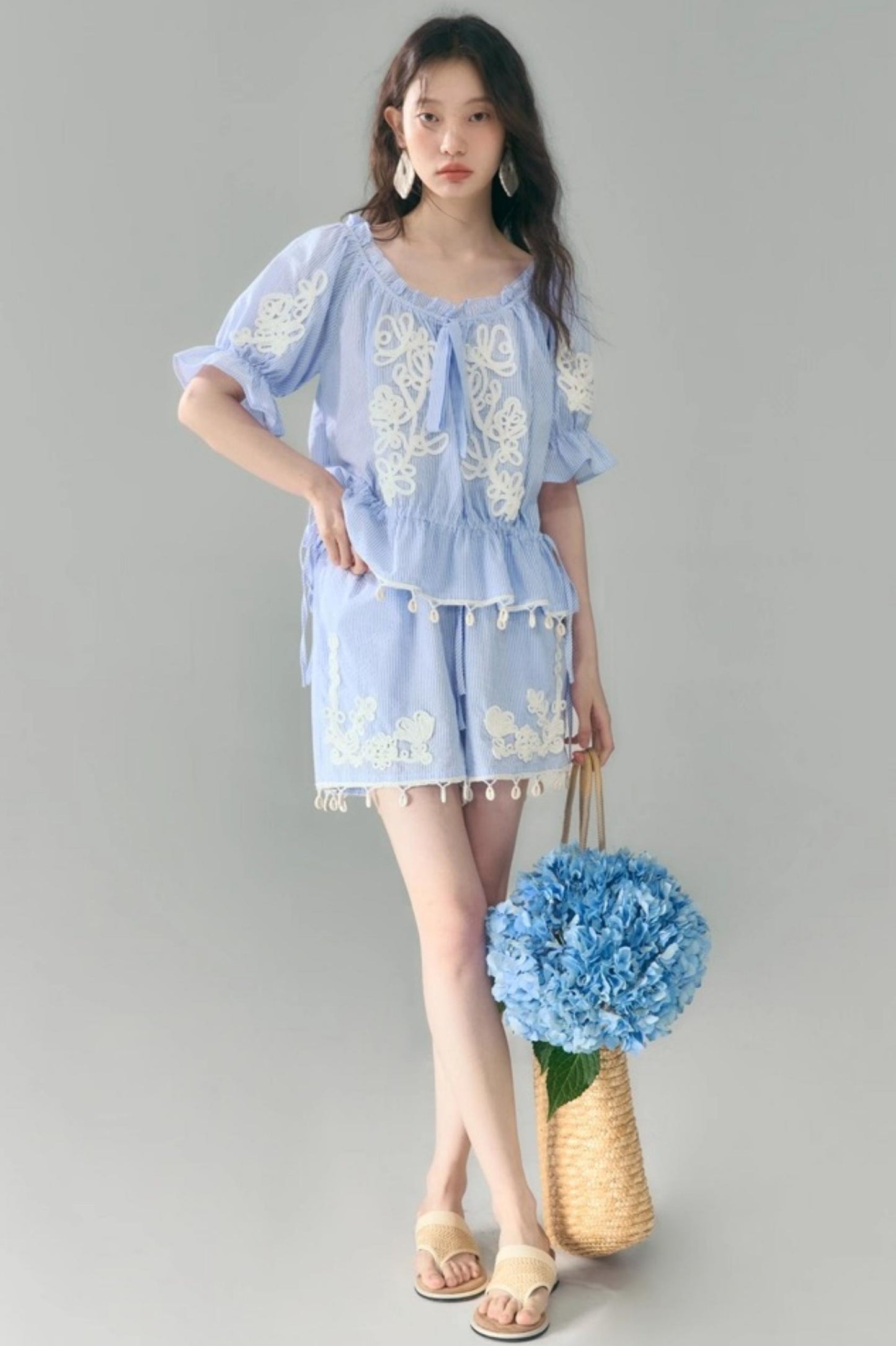 Bloom Embroidered Set-Up