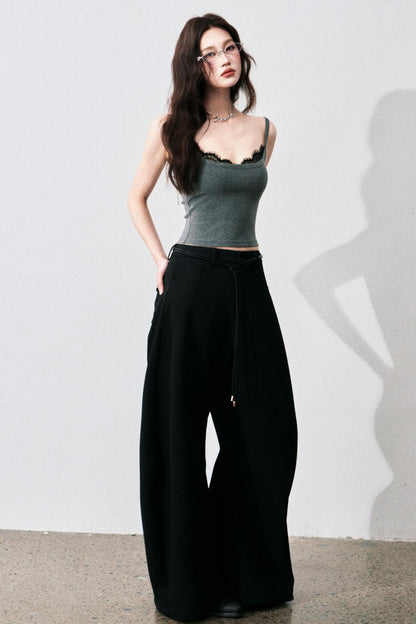 Chic Black Machete Trousers