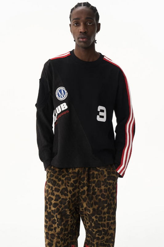 Pull Rétro en Patchwork avec Blocs de Couleurs