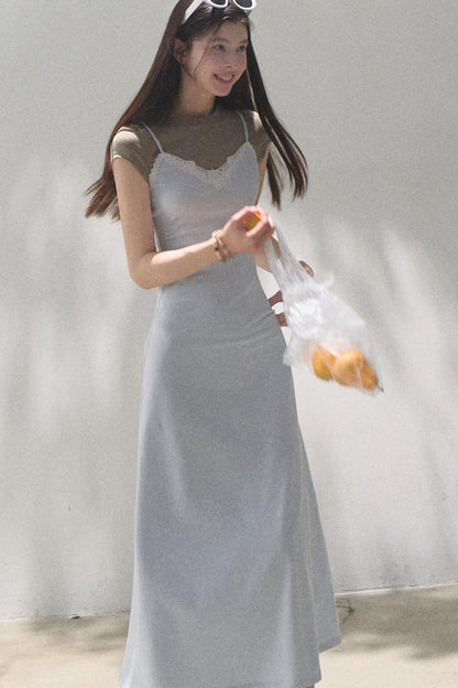 Chic Waist-Cinching Camisole Dress