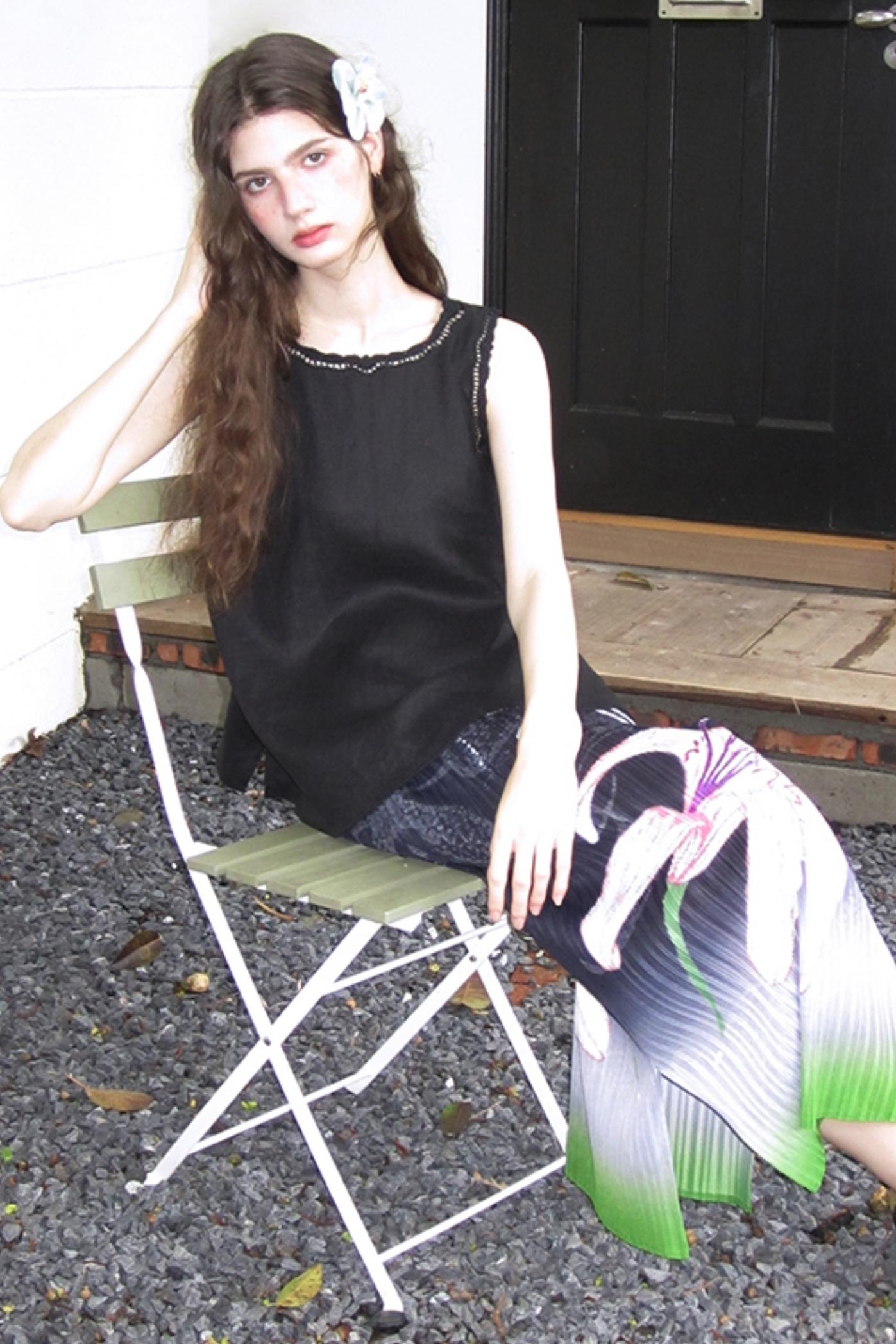 Flora Hemp Pleated Skirt Set-Up