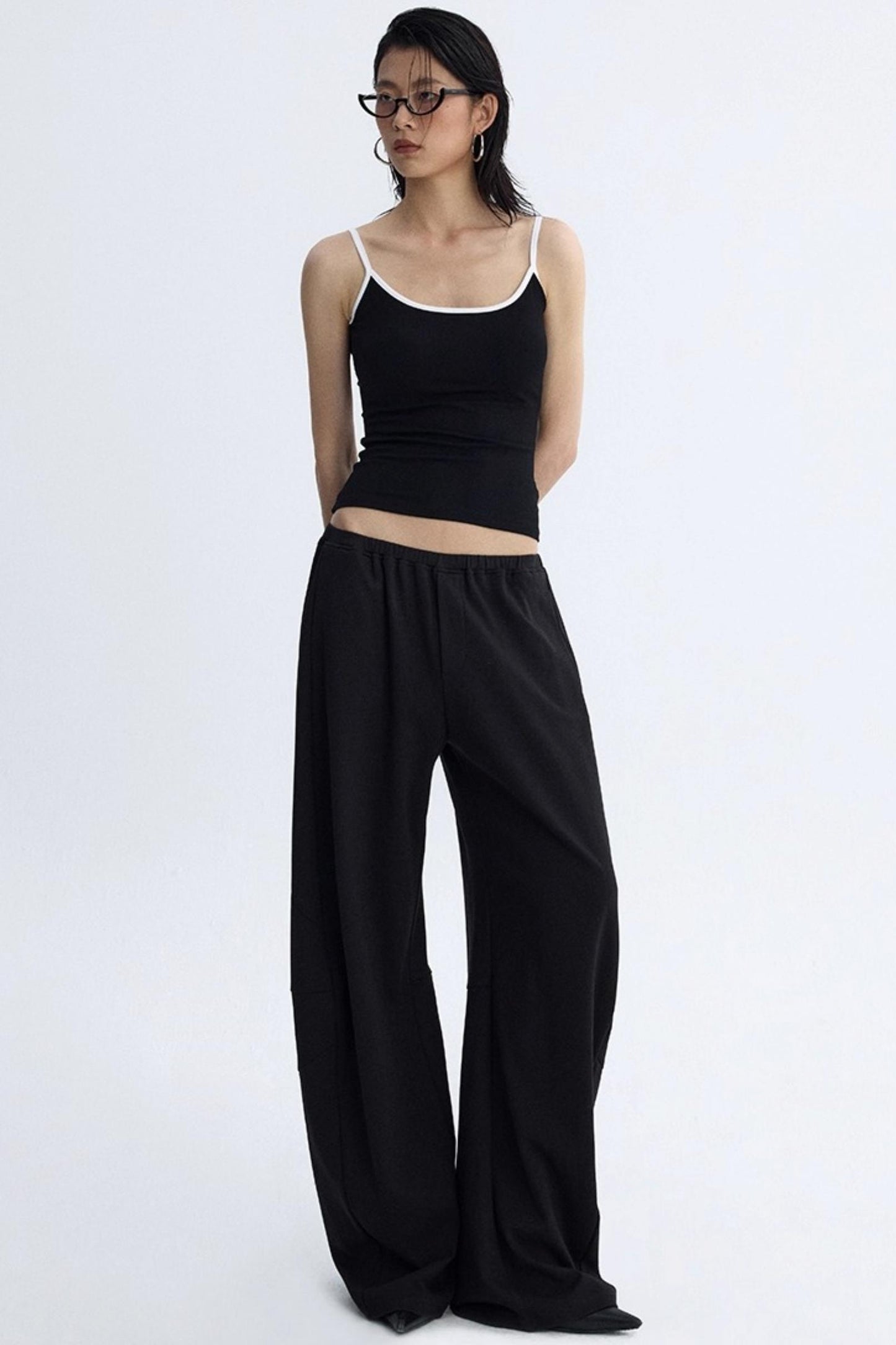 Autumn Elasticated Waist Womens Trousers