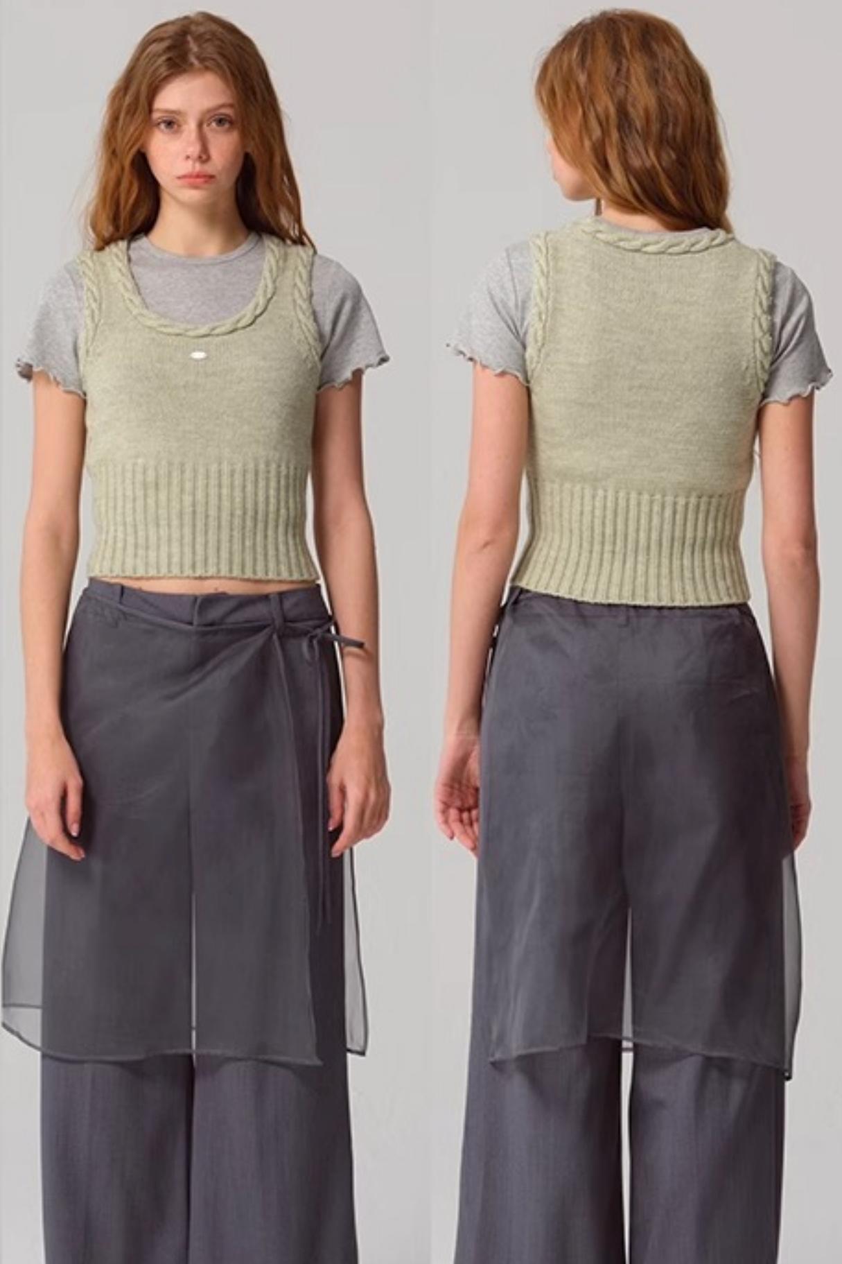 Charming Parisian Knit Undershirt