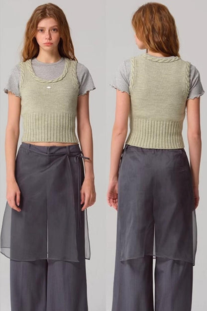 Charming Parisian Knit Undershirt