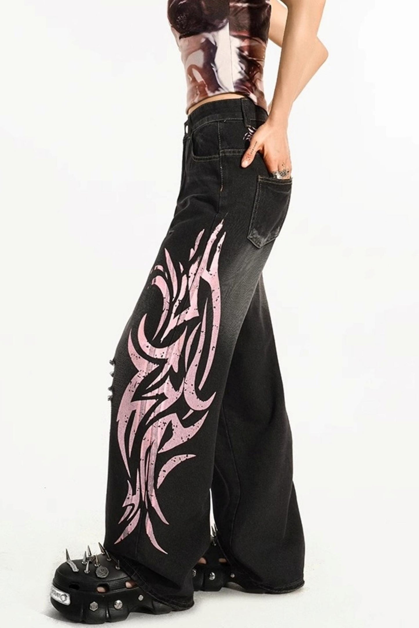 Milk Cool Murray Wide-Leg Jeans