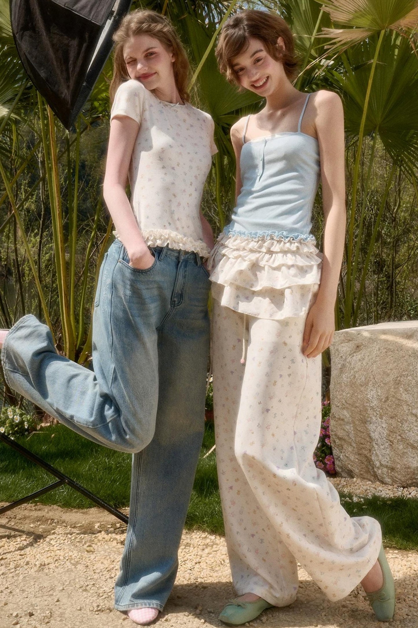 Little Rabbit Wide-Leg Pants