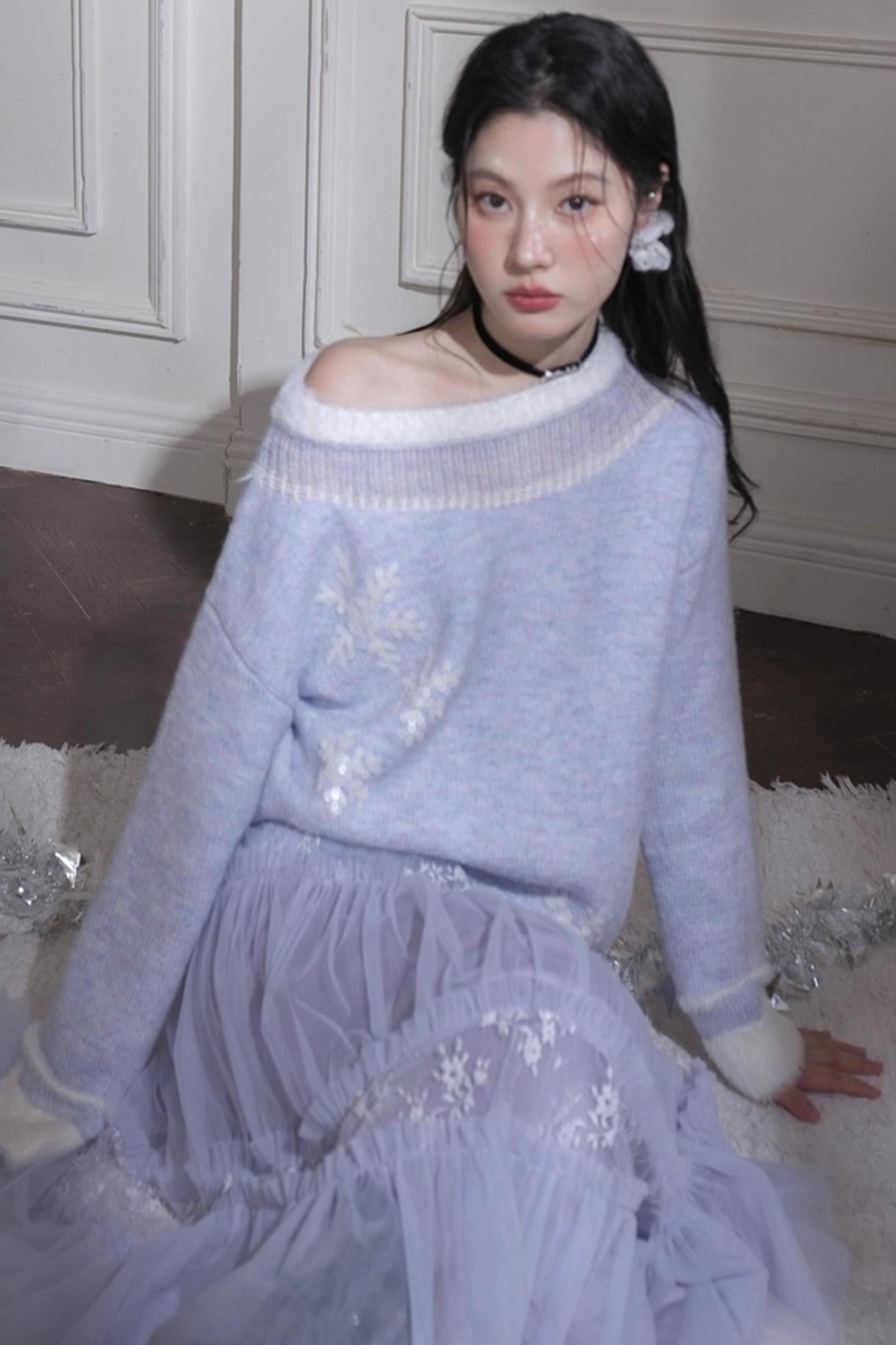 Layered Dreamy Velvet Skirt