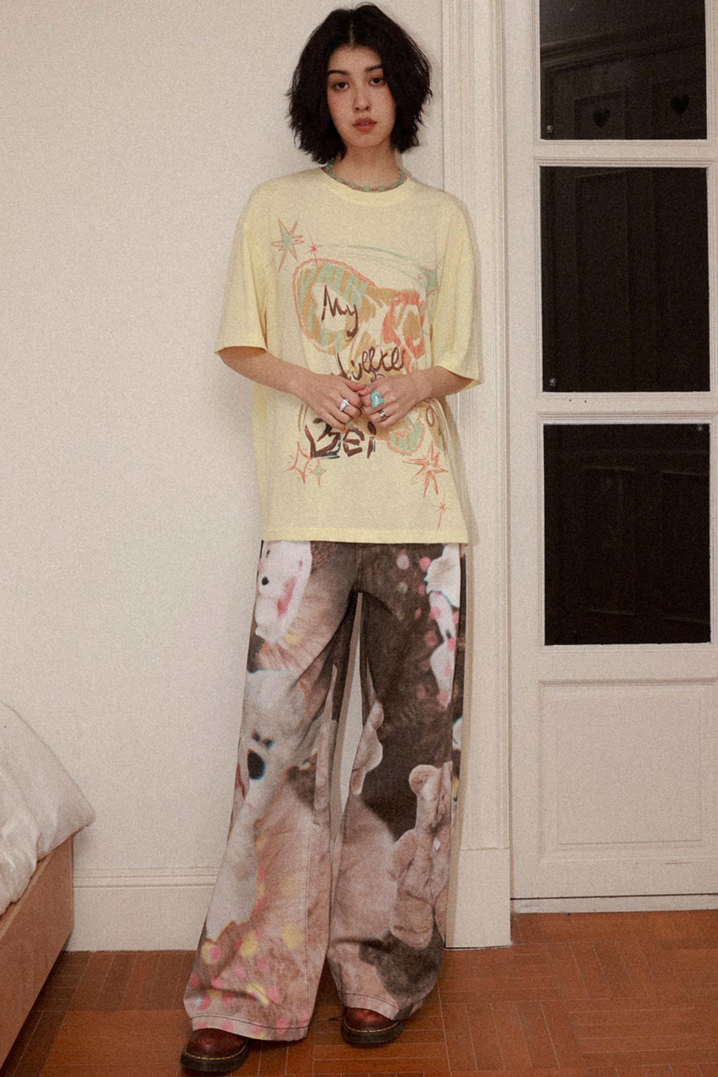 Doll Club Wide-Leg Jeans