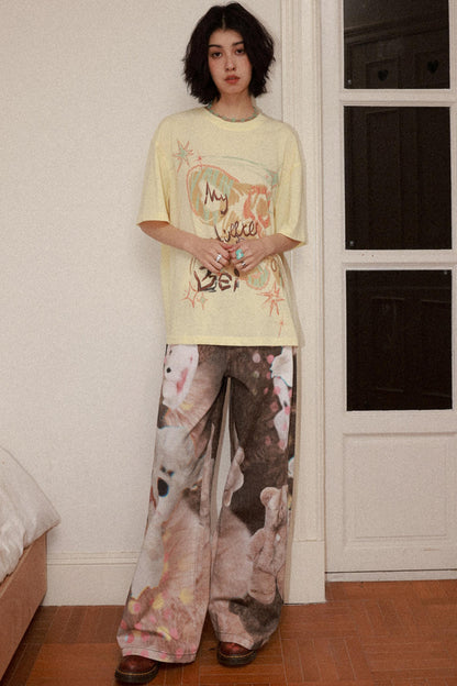 Doll Club Wide-Leg Jeans