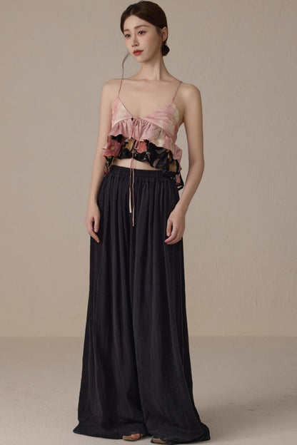 Romantic Pink V-Neck Camisole