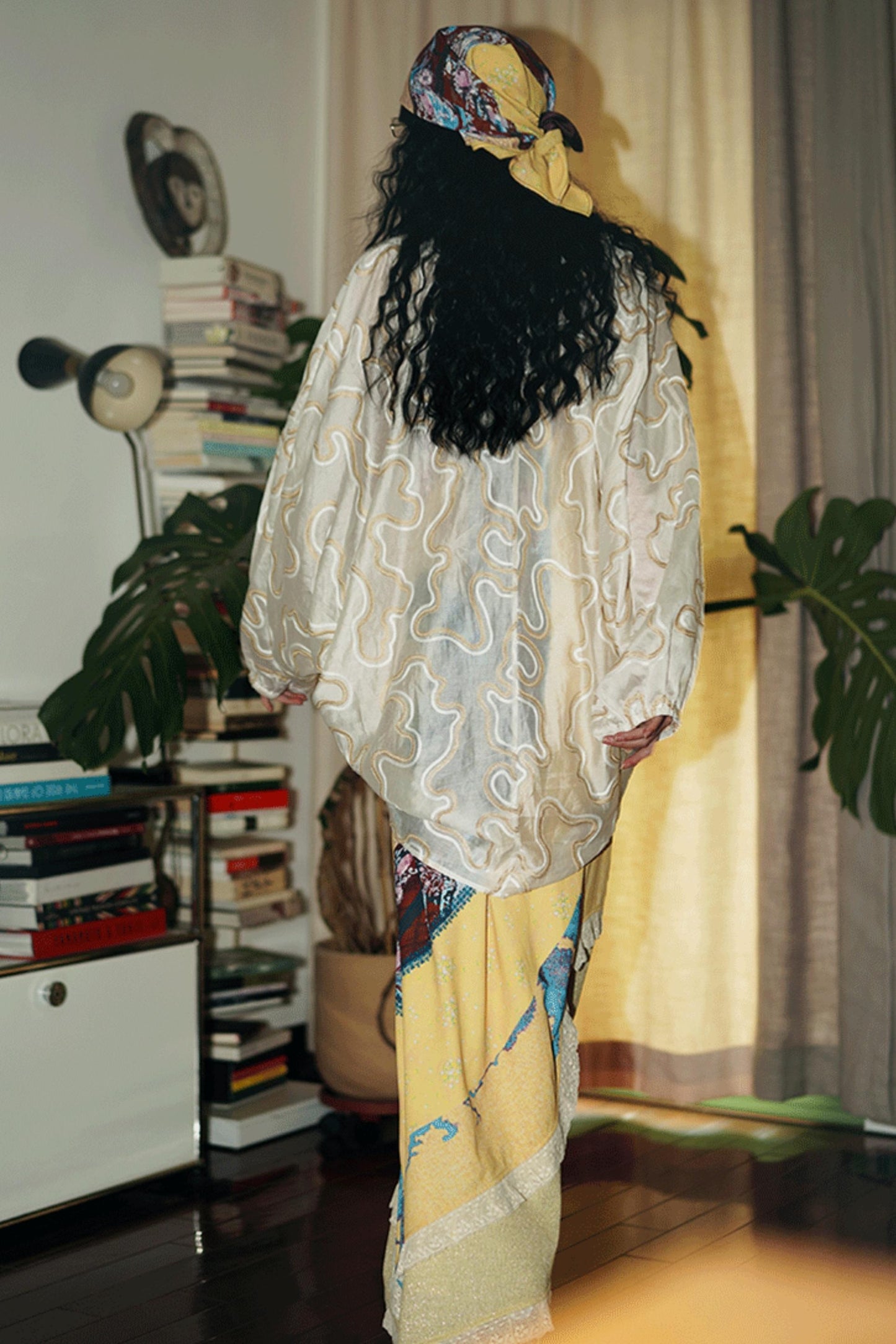 Jacquard Sunshade Cardigan