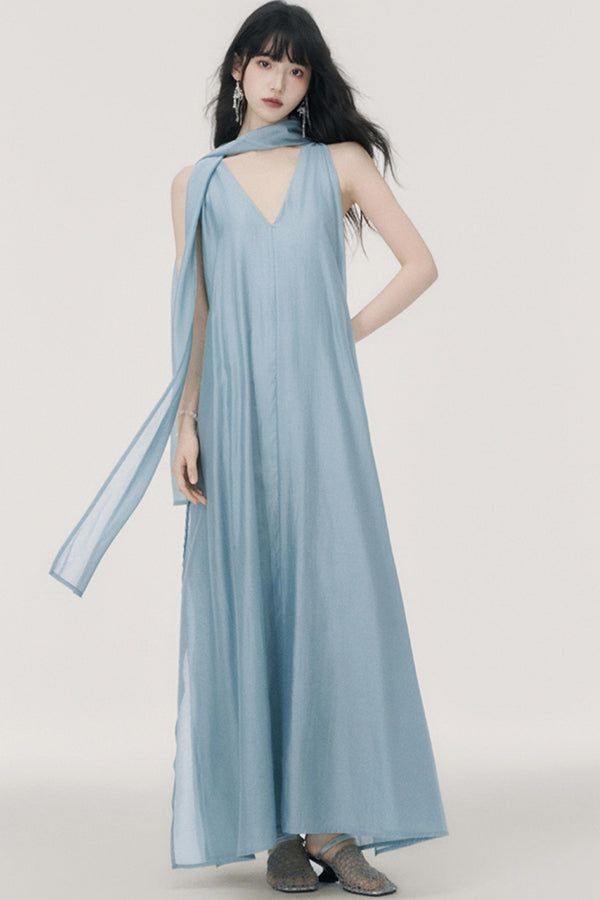 Summer Flutter Maxi Dress