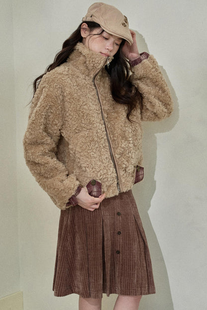 Burgundy Plaid Reversible Jacket