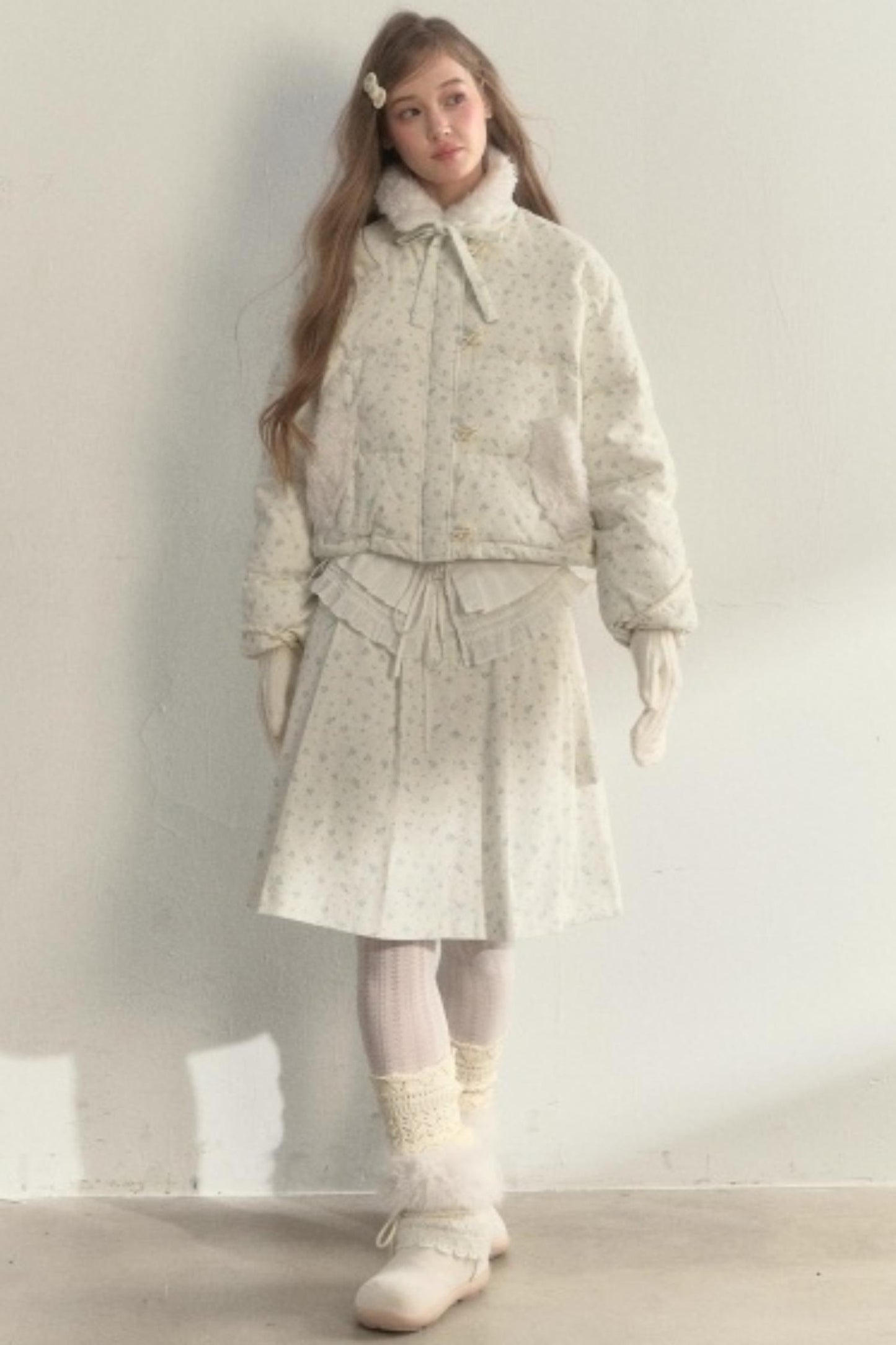 Whisper of Frostbite Corduroy Jacket Set-Up