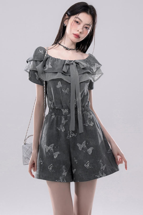 Summer Denim Jumpsuit Dress