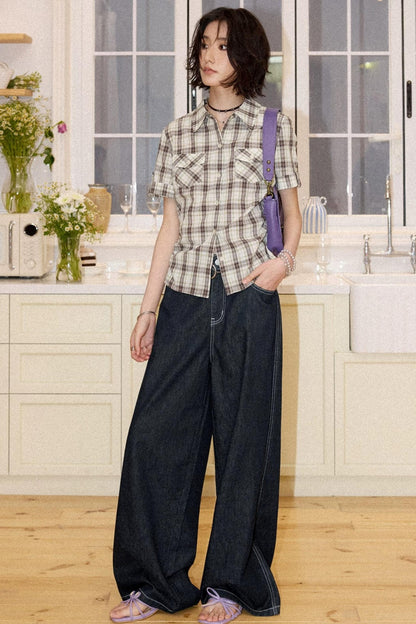 Tencel Hemp Wide-Leg Pants